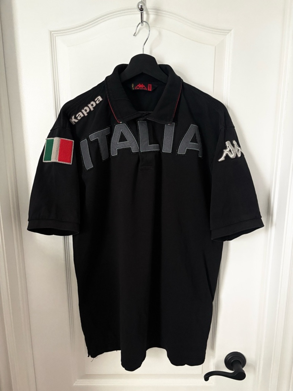 RARE Kappa Italia Polo with Italian Flag Patch